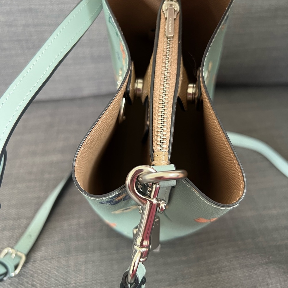 NWT COACH MYST FLORAL SMALL TWIN BUCKET CROSSBODY SHOULDER BAG - Picture 9 of 9